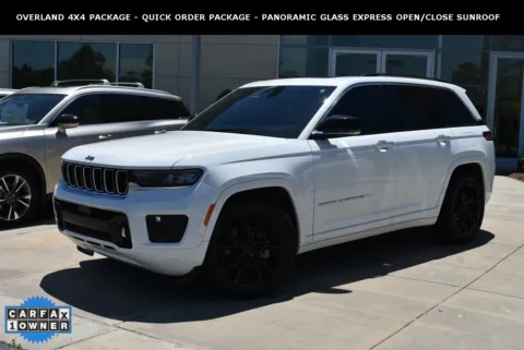 White 2022 Jeep Grand Cherokee Overland for sale in Macon, GA