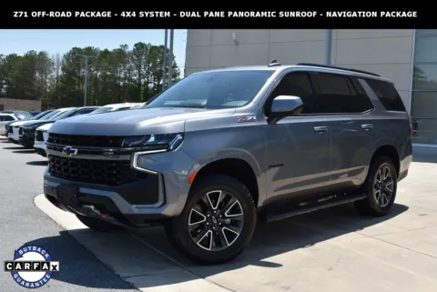 Gray 2021 Chevrolet Tahoe Z71 for sale in Macon, GA