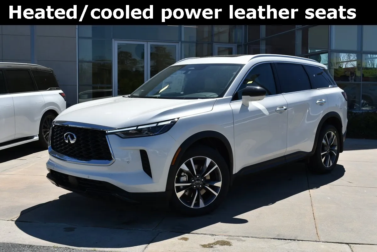 White 2025 INFINITI QX60 LUXE for sale in Macon, GA