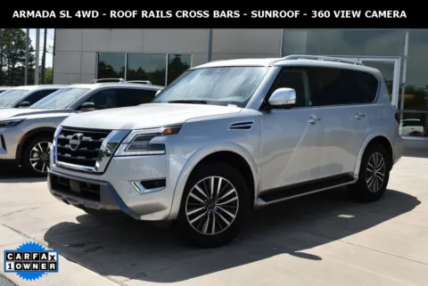 Silver 2024 Nissan Armada SL for sale in Macon, GA