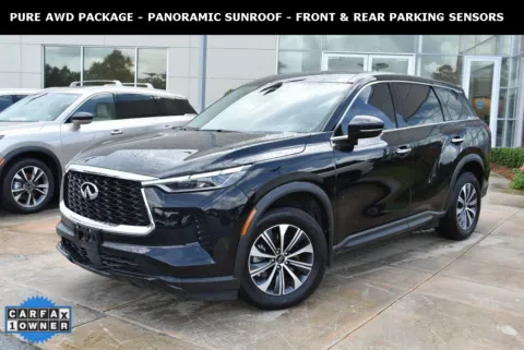 Black 2023 INFINITI QX60 PURE for sale in Macon, GA