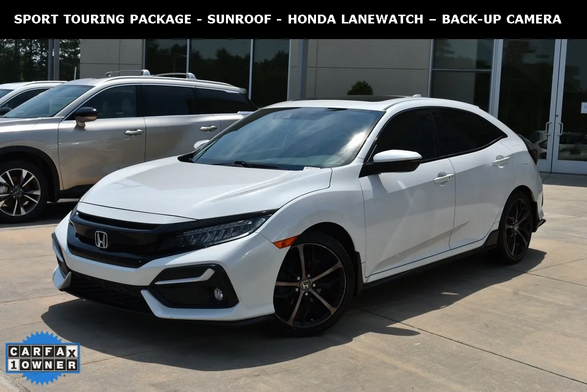 White 2021 Honda Civic Sport Touring for sale in Macon, GA