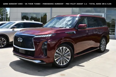 Red 2025 INFINITI QX80 SENSORY for sale in Macon, GA