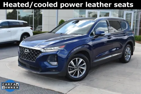 Blue 2020 Hyundai Santa Fe Limited for sale in Macon, GA