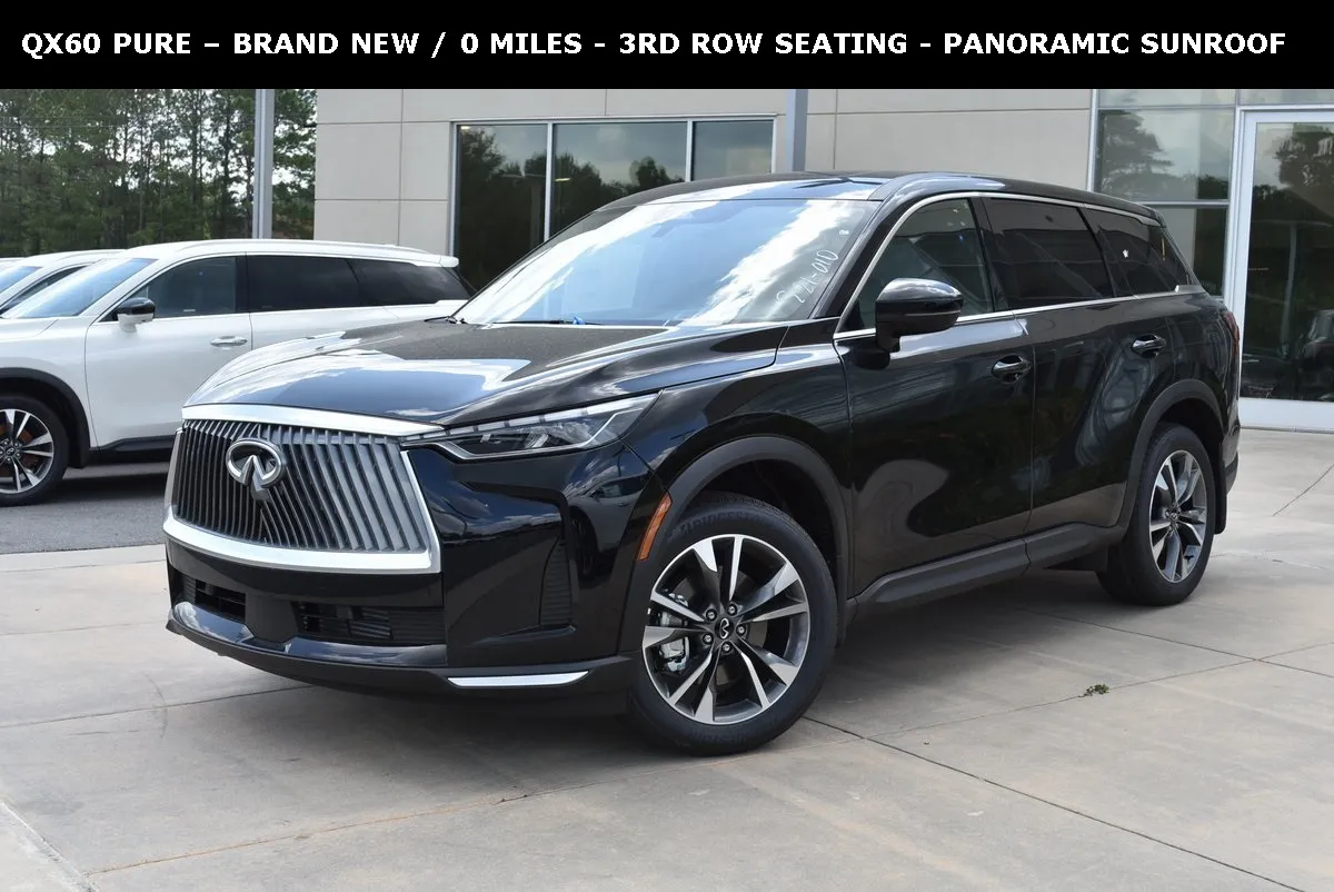 Black 2026 INFINITI QX60 PURE for sale in Macon, GA