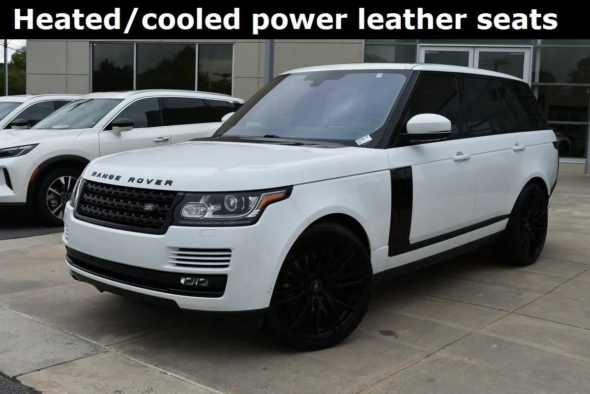 White 2016 Land Rover Range Rover 5.0L V8 Supercharged for sale in Macon, GA