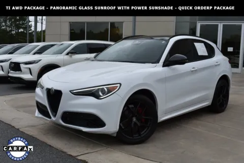 White 2021 Alfa Romeo Stelvio Ti for sale in Macon, GA