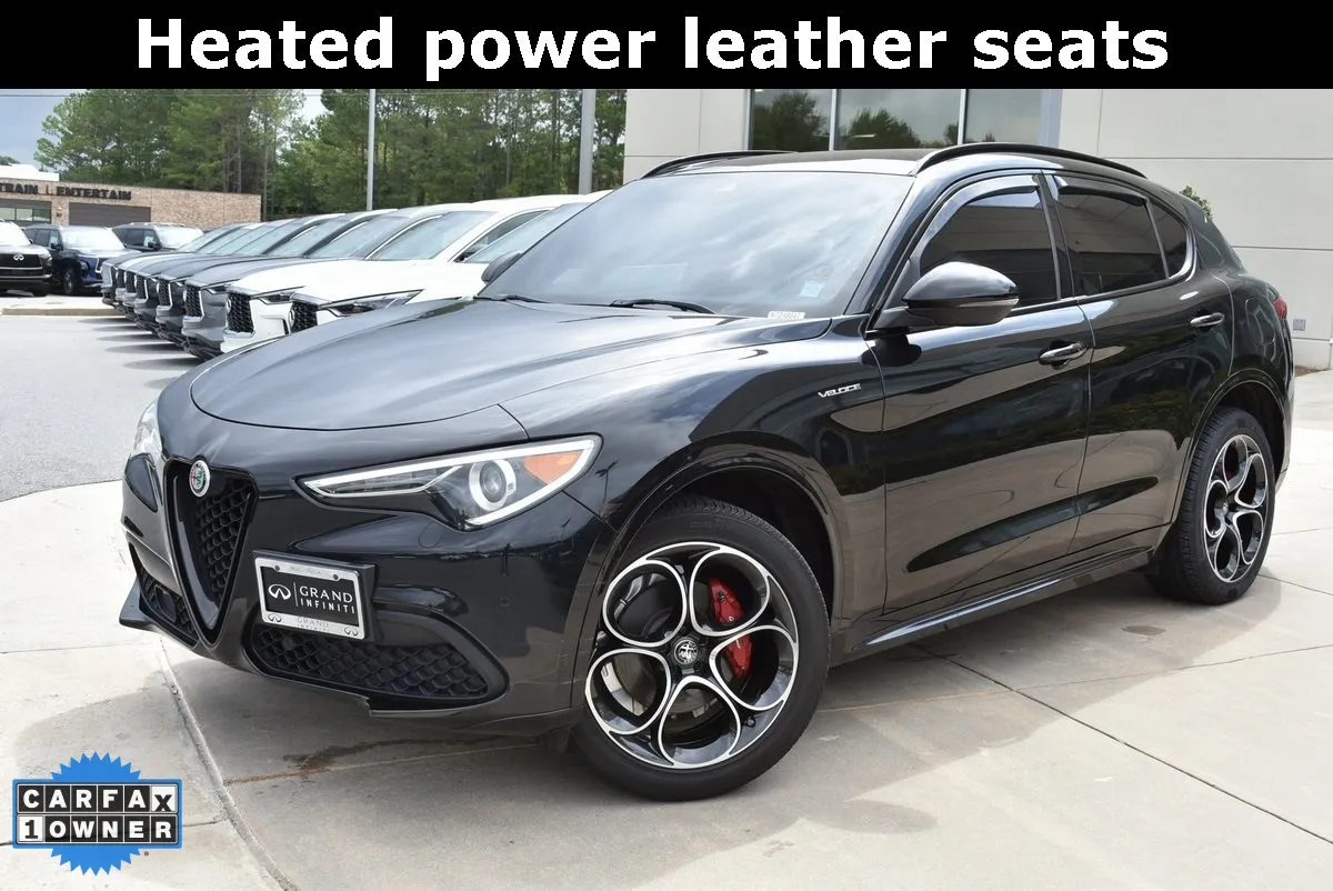 Black 2022 Alfa Romeo Stelvio Veloce for sale in Macon, GA