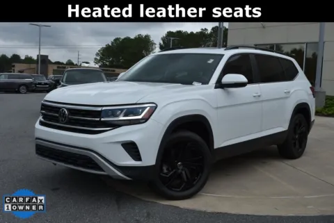 White 2022 Volkswagen Atlas 3.6L V6 SE w/Technology for sale in Macon, GA