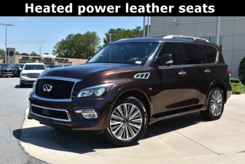 Brown 2017 INFINITI QX80 for sale in Macon, GA