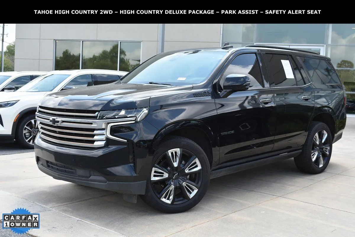 Black 2022 Chevrolet Tahoe High Country for sale in Macon, GA