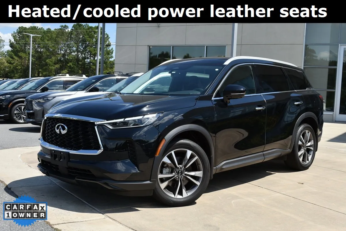 Black 2023 INFINITI QX60 LUXE for sale in Macon, GA