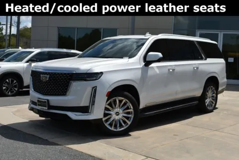 White 2021 Cadillac Escalade ESV Premium for sale in Macon, GA