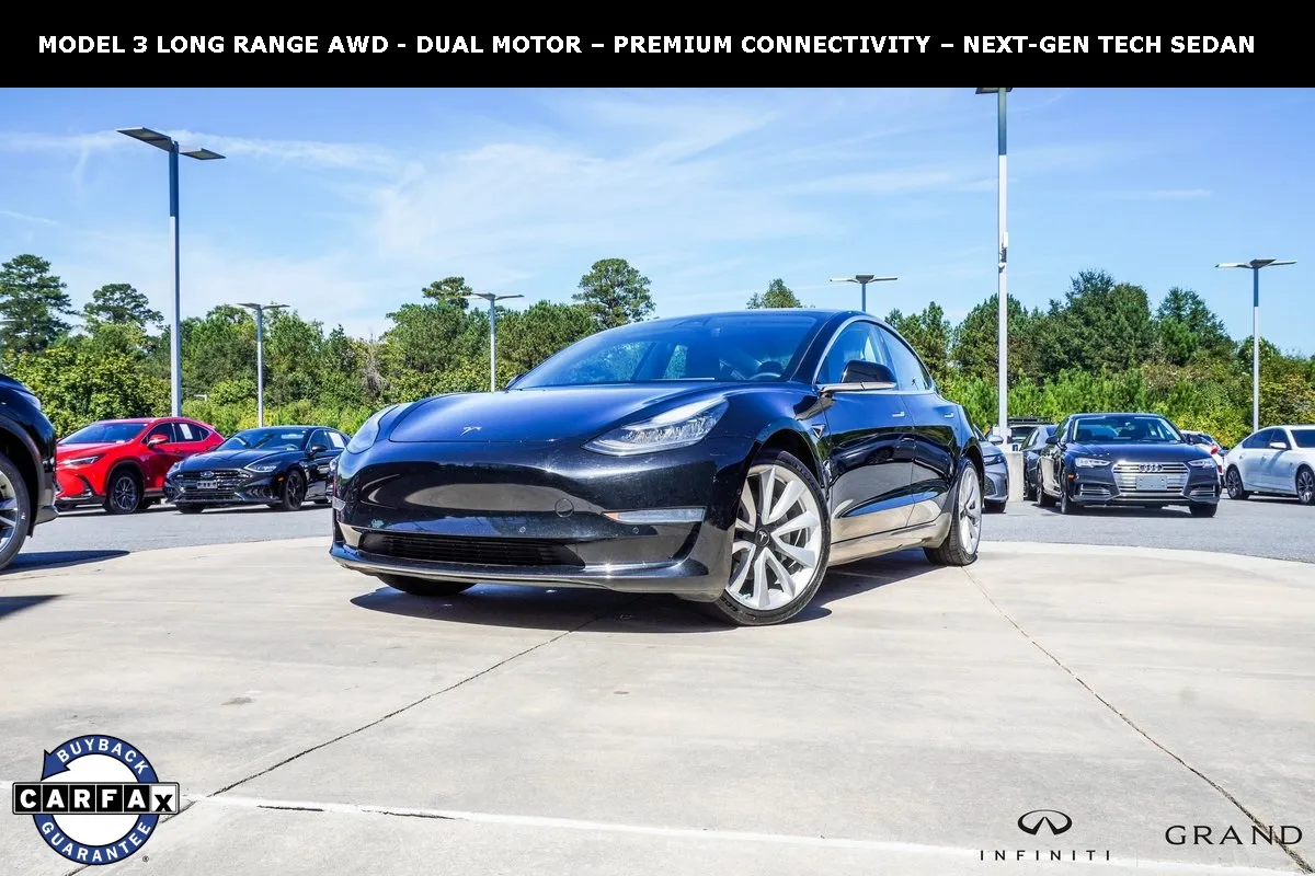 Black 2020 Tesla Model 3 Long Range for sale in Macon, GA