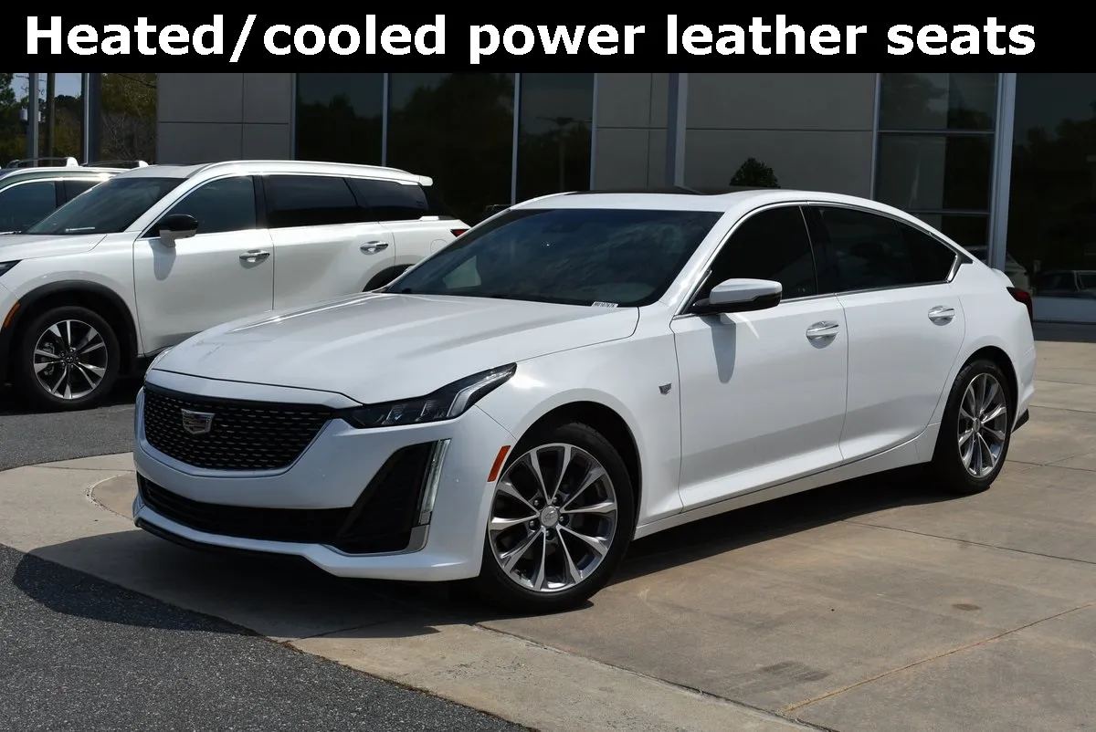 White 2021 Cadillac CT5 Premium Luxury for sale in Macon, GA