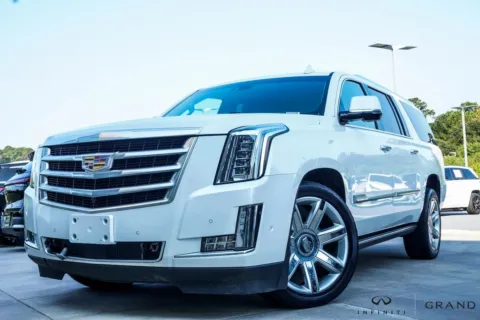 White 2019 Cadillac Escalade ESV Premium for sale in Macon, GA
