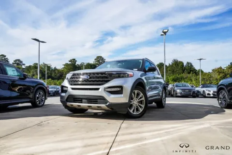 Silver 2021 Ford Explorer XLT for sale in Macon, GA