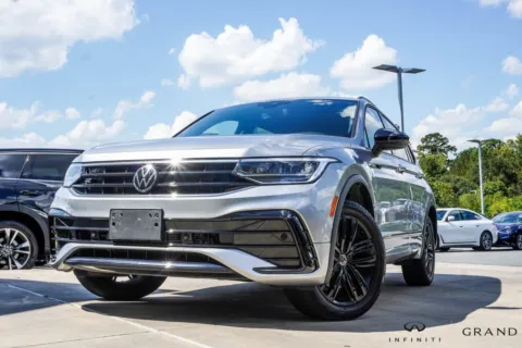 Silver 2022 Volkswagen Tiguan 2.0T SE R-Line Black for sale in Macon, GA