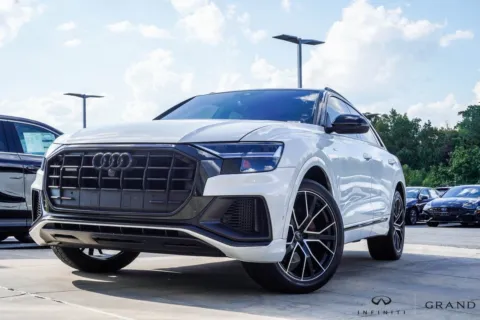 White 2020 Audi Q8 55 Premium Plus for sale in Macon, GA