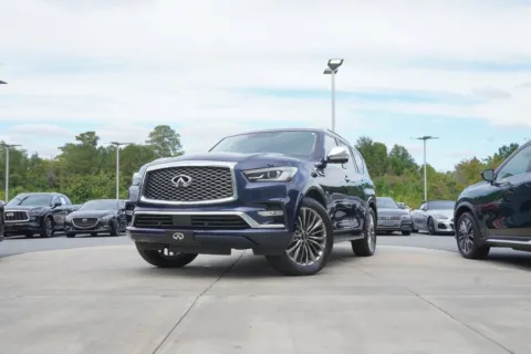 Blue 2018 INFINITI QX80 for sale in Macon, GA