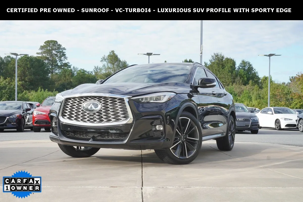 Black 2025 INFINITI QX55 ESSENTIAL for sale in Macon, GA