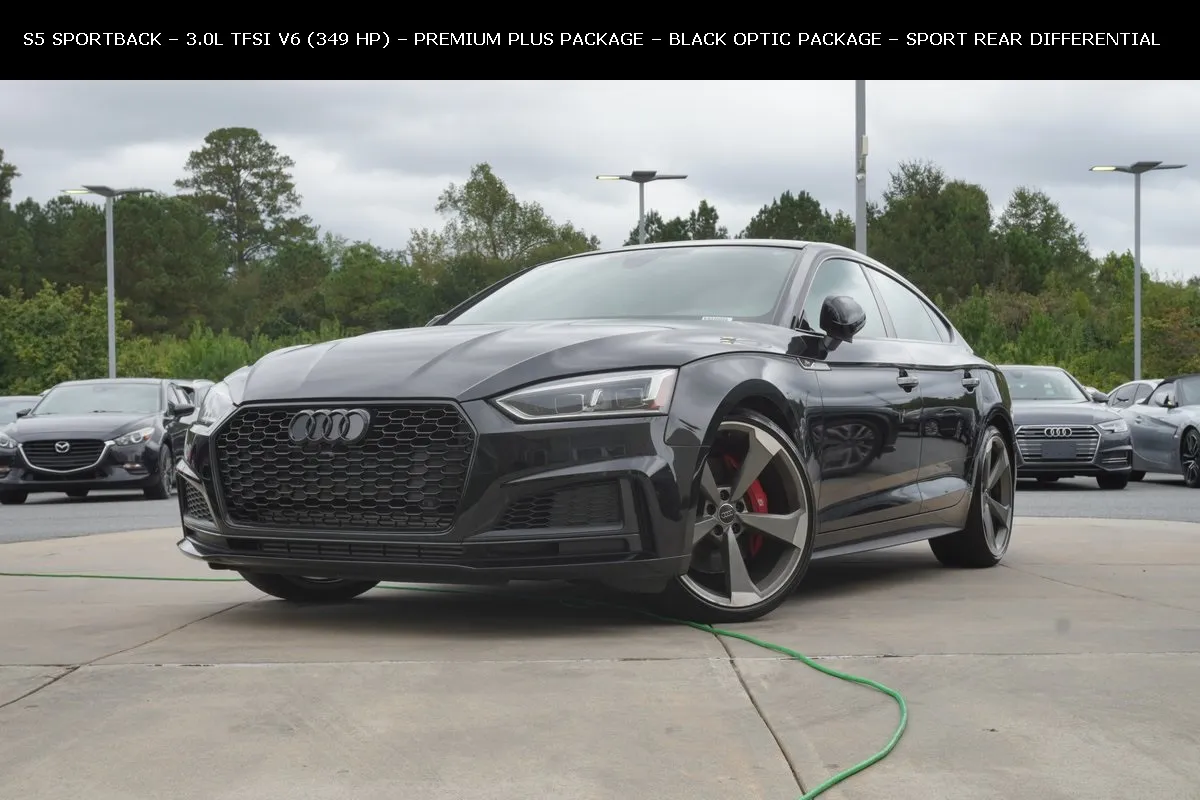 Black 2019 Audi S5 Sportback Premium Plus for sale in Macon, GA