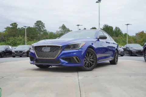 Blue 2020 Genesis G80 3.3T Sport for sale in Macon, GA