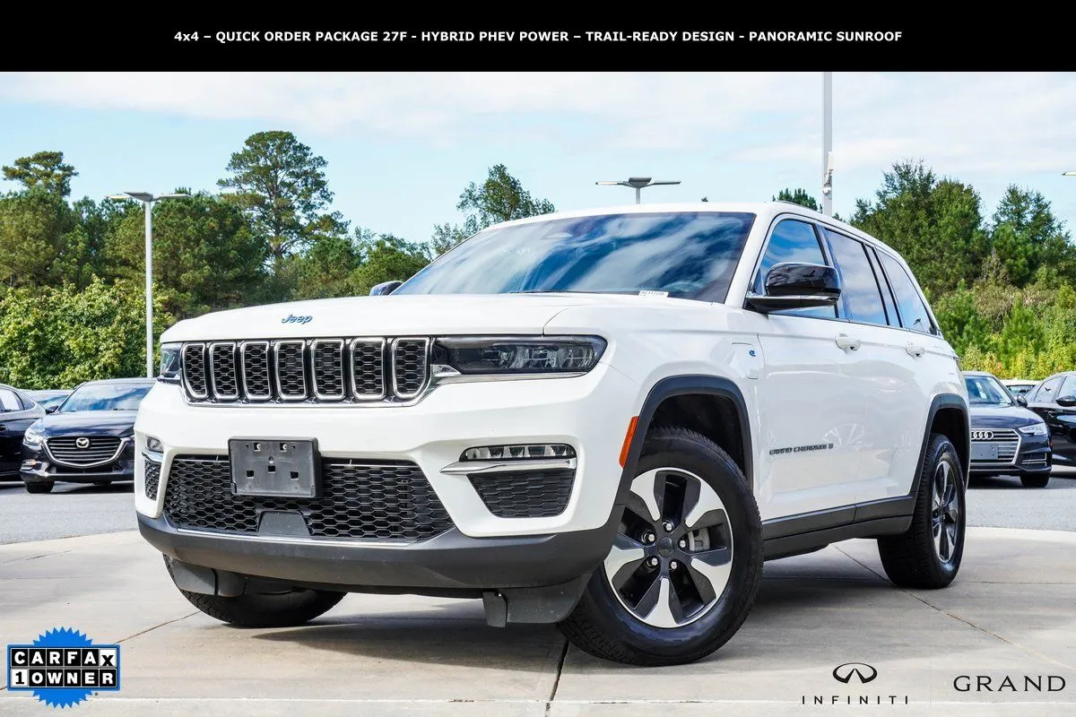 White 2024 Jeep Grand Cherokee 4xe for sale in Macon, GA