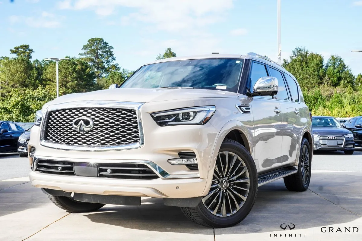 Silver 2024 INFINITI QX80 Sensory for sale in Macon, GA