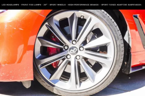 Another view of 2022 INFINITI Q60 Red Sport 400 for sale in Macon, GA at Grand Infiniti of Macon