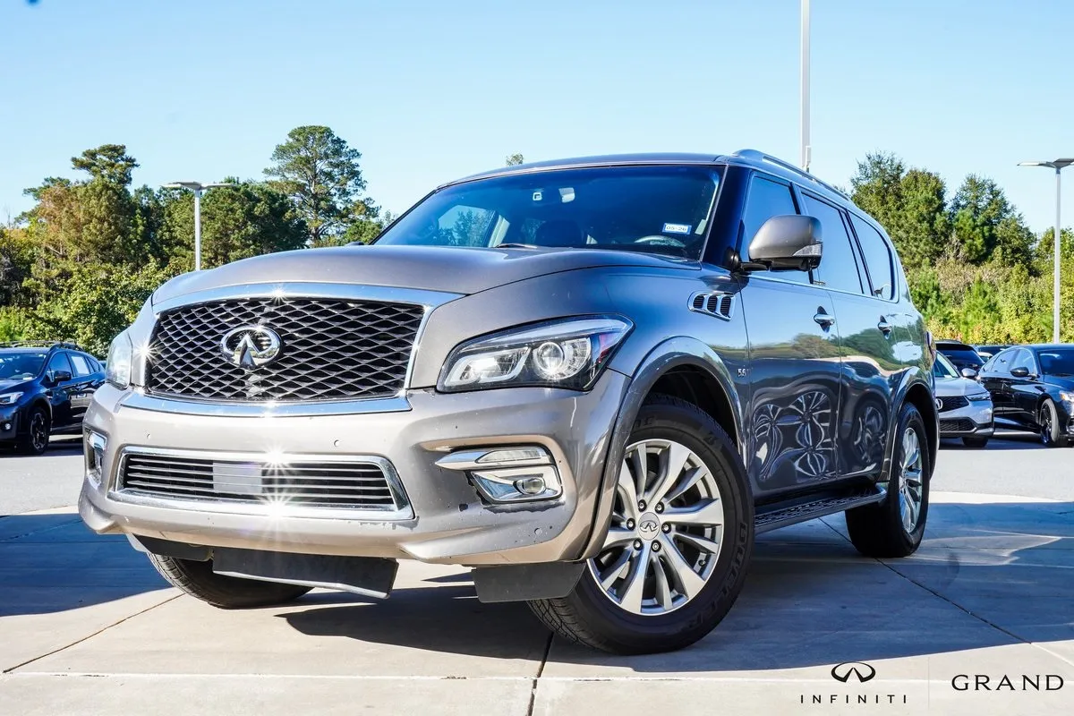 Gray 2017 INFINITI QX80 for sale in Macon, GA