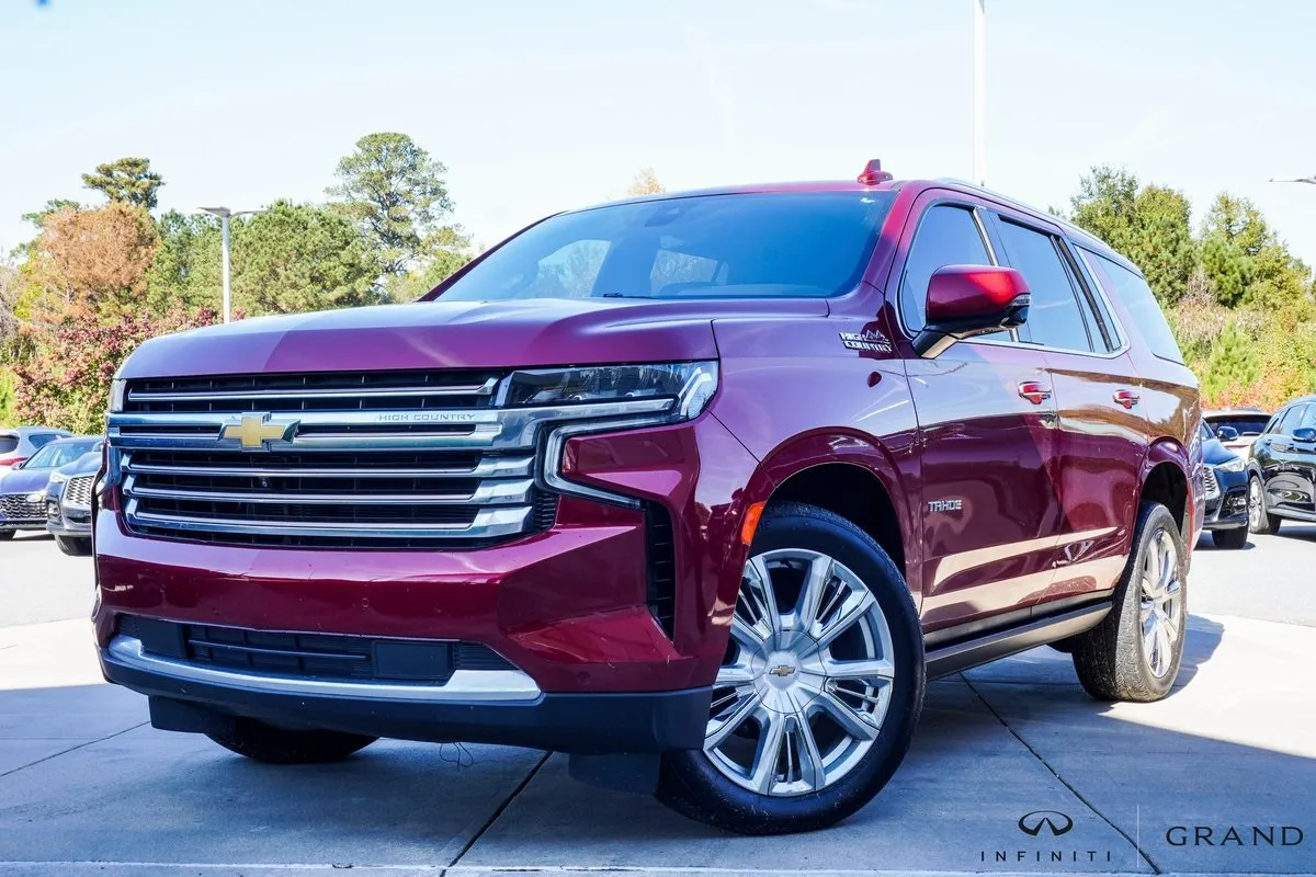 Red 2021 Chevrolet Tahoe High Country for sale in Macon, GA