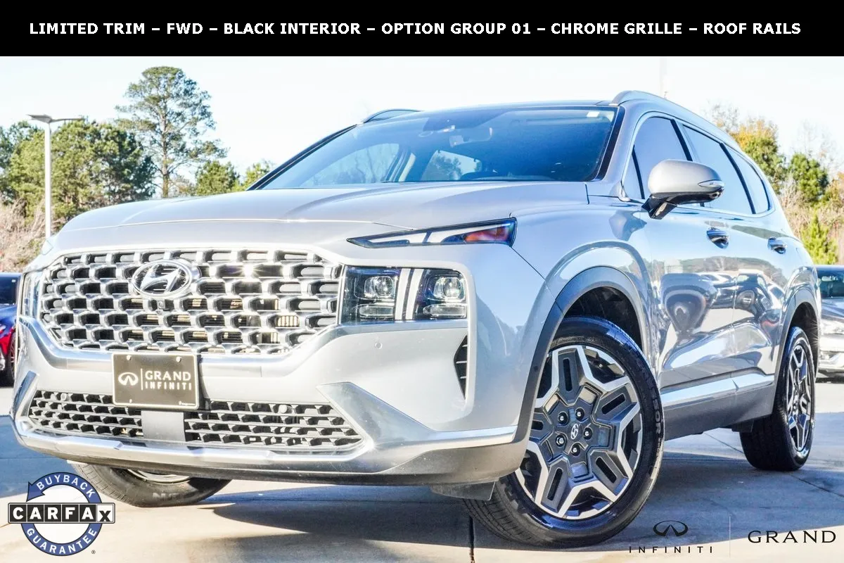Silver 2021 Hyundai Santa Fe Limited for sale in Macon, GA