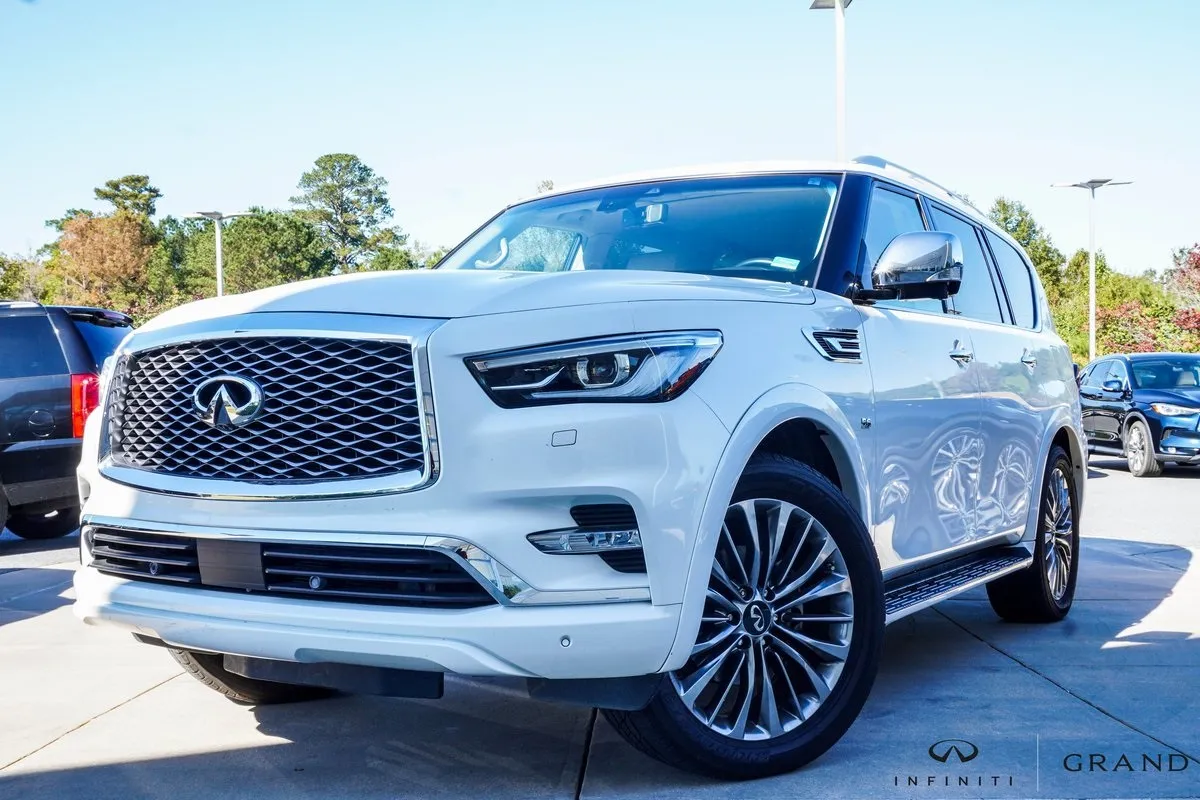 White 2018 INFINITI QX80 for sale in Macon, GA