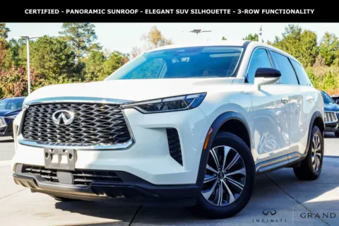 White 2023 INFINITI QX60 PURE for sale in Macon, GA