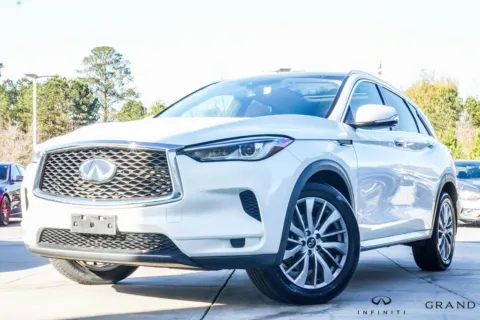 White 2023 INFINITI QX50 LUXE for sale in Macon, GA