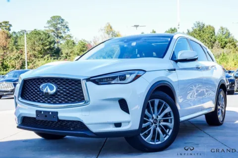White 2023 INFINITI QX50 Sensory for sale in Macon, GA