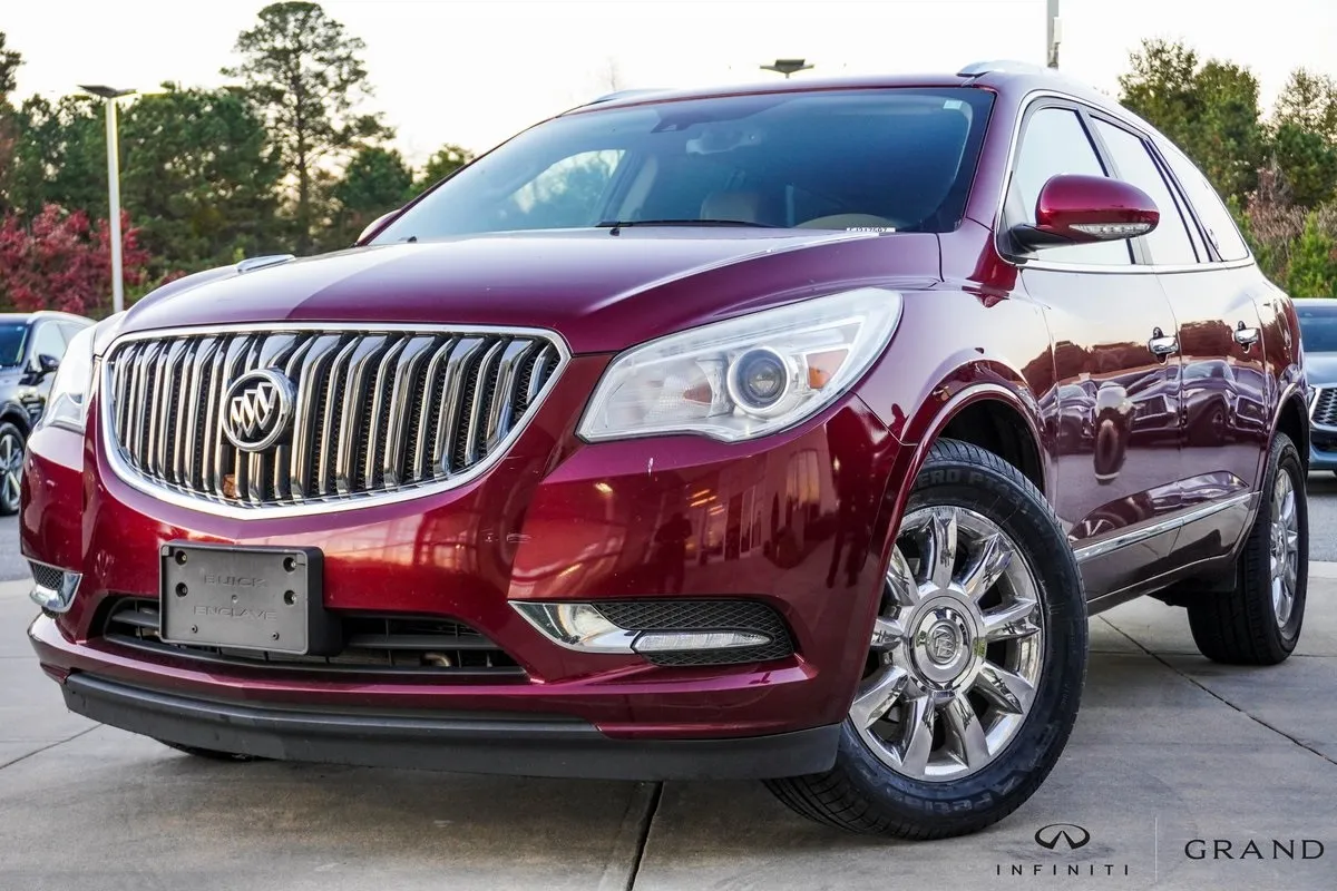 Red 2015 Buick Enclave Premium Group for sale in Macon, GA