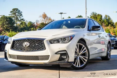 White 2023 INFINITI Q50 SENSORY for sale in Macon, GA
