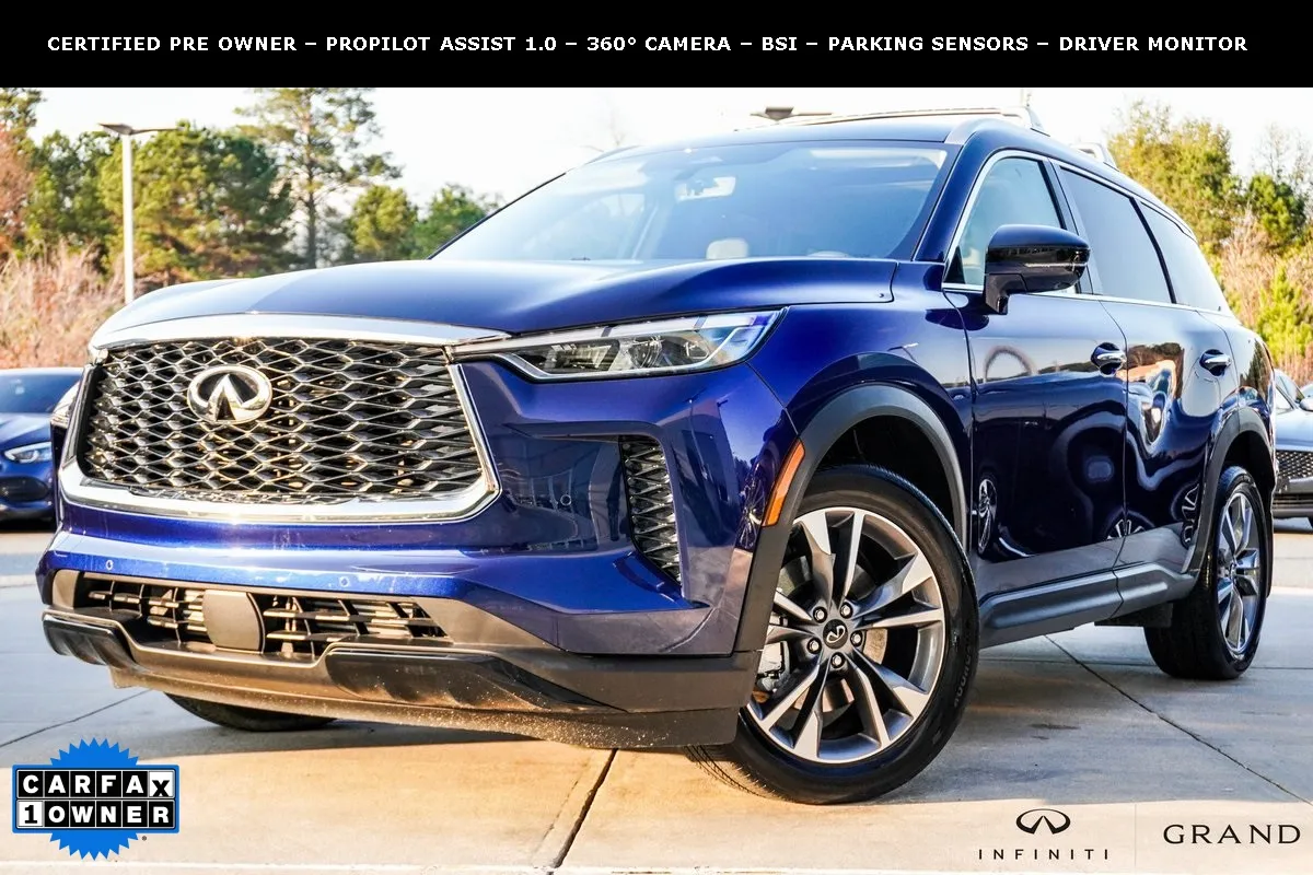 Blue 2025 INFINITI QX60 LUXE for sale in Macon, GA