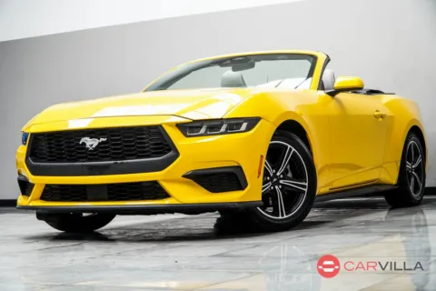 Yellow 2024 Ford Mustang EcoBoost Premium for sale in Kennesaw, GA
