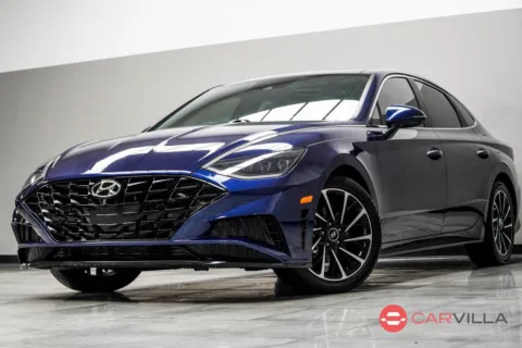Blue 2021 Hyundai Sonata Limited for sale in Kennesaw, GA