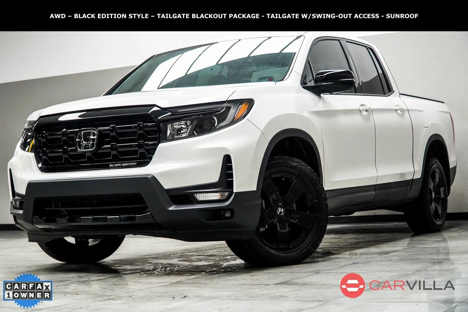 White 2025 Honda Ridgeline Black Edition for sale in Kennesaw, GA