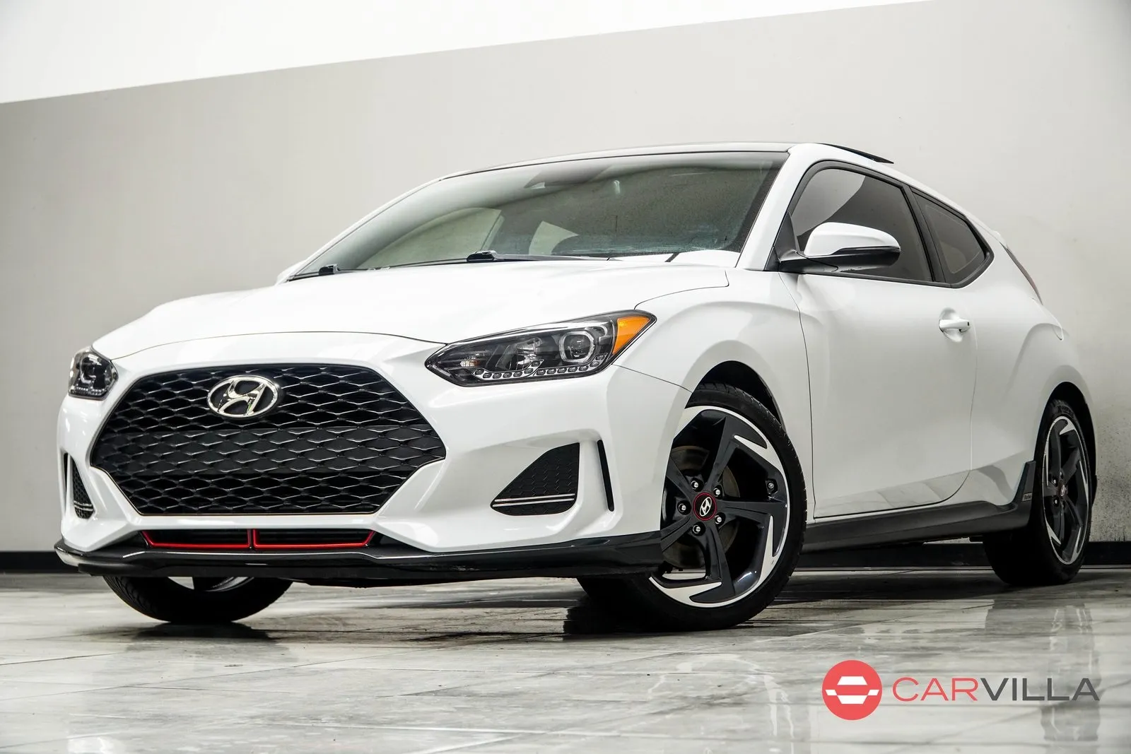 White 2019 Hyundai Veloster Turbo for sale in Kennesaw, GA