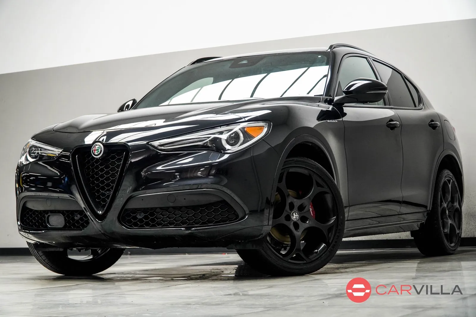 Black 2023 Alfa Romeo Stelvio Veloce for sale in Kennesaw, GA