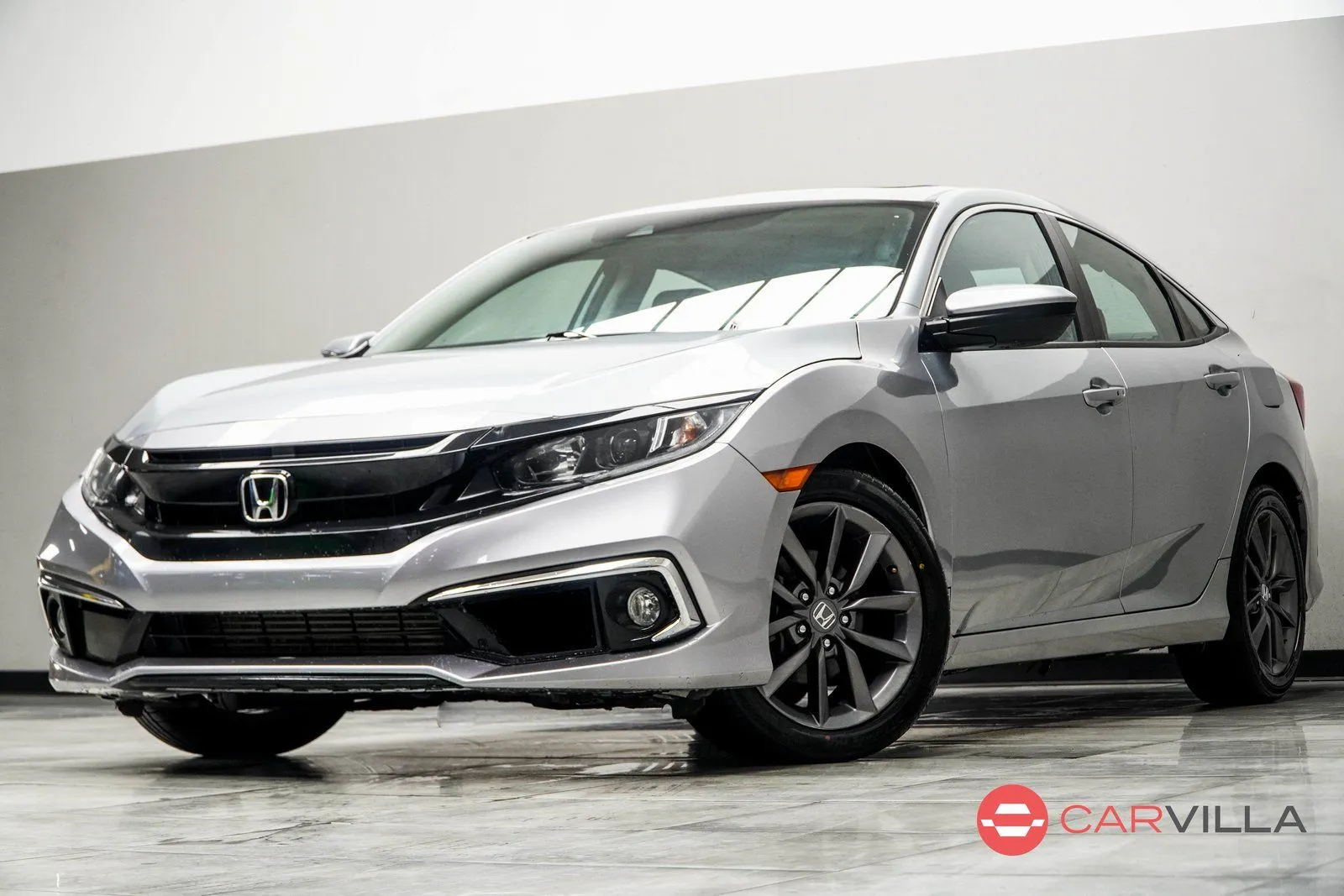 Silver 2021 Honda Civic EX for sale in Kennesaw, GA