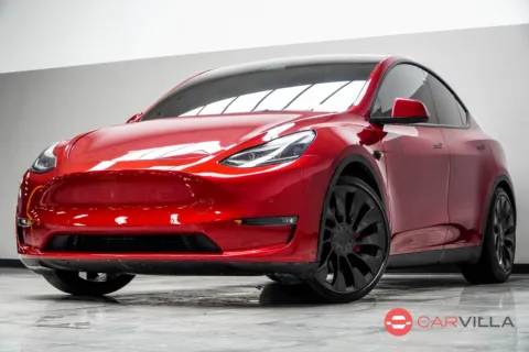 Red 2021 Tesla Model Y Performance for sale in Kennesaw, GA