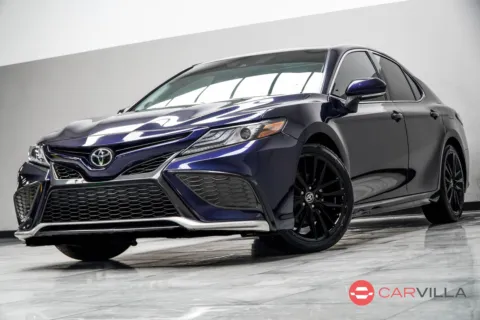 Blue 2021 Toyota Camry XSE V6 for sale in Kennesaw, GA