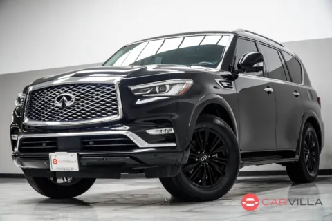 Black 2021 INFINITI QX80 LUXE for sale in Kennesaw, GA