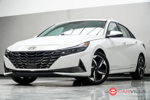 White 2021 Hyundai Elantra Limited for sale in Kennesaw, GA